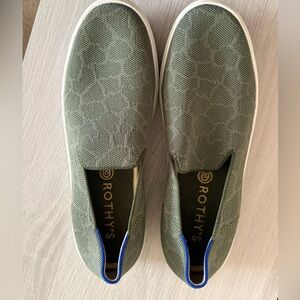Rothy's Green Slip-On Shoes